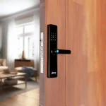 Ozone IRIS locks on a wooden door