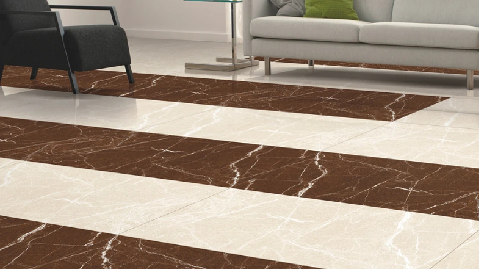 Patterned glazed vitrified variety of flooring 