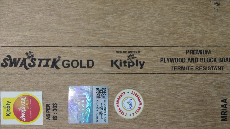 Swastik gold Moisture resistant block board product by Kitply, medium price range