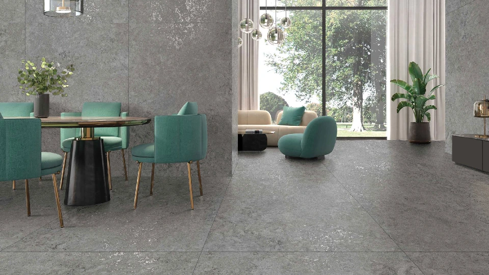 Grey grestough tiles by Kajaria floor tiles 2x2, 2x4, 4x4 price per box