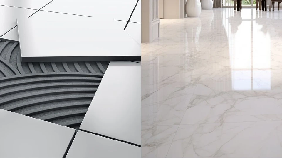 Vitrified tiles vs ceramic tiles, difference between tile types 