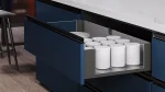 ozone slim pro ergotec glass drawer with led - drawer systems for modular kitchens