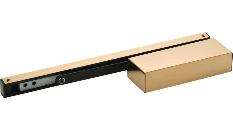 Pelmet arm door closer