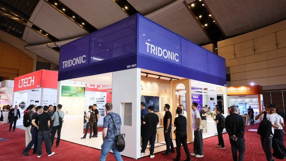 TRIDONIC Stall with its innovative designs at the Hong Kong Autumn Lighting Fair 2024