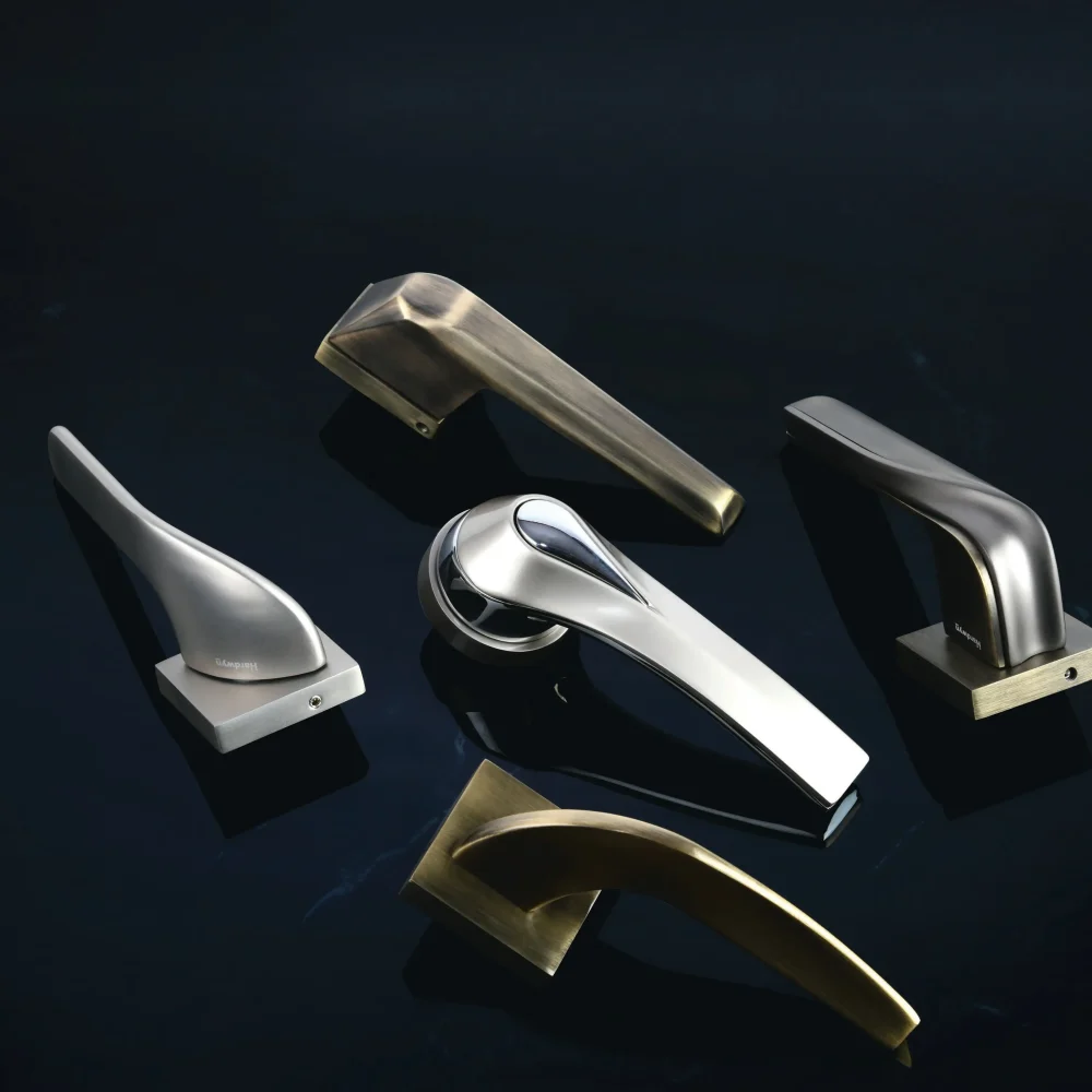 Hardwyn Platinum series mortise handles with lifetime warranty in multiple finishes