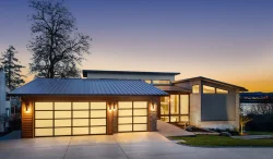 Beautiful house with cement sheet roofing