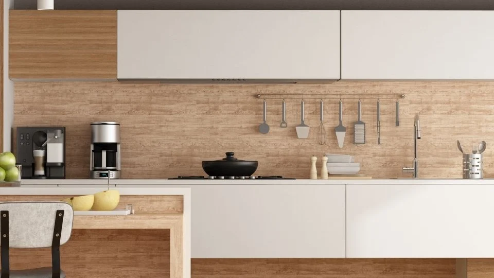 Light colour plywood for kitchen countertops