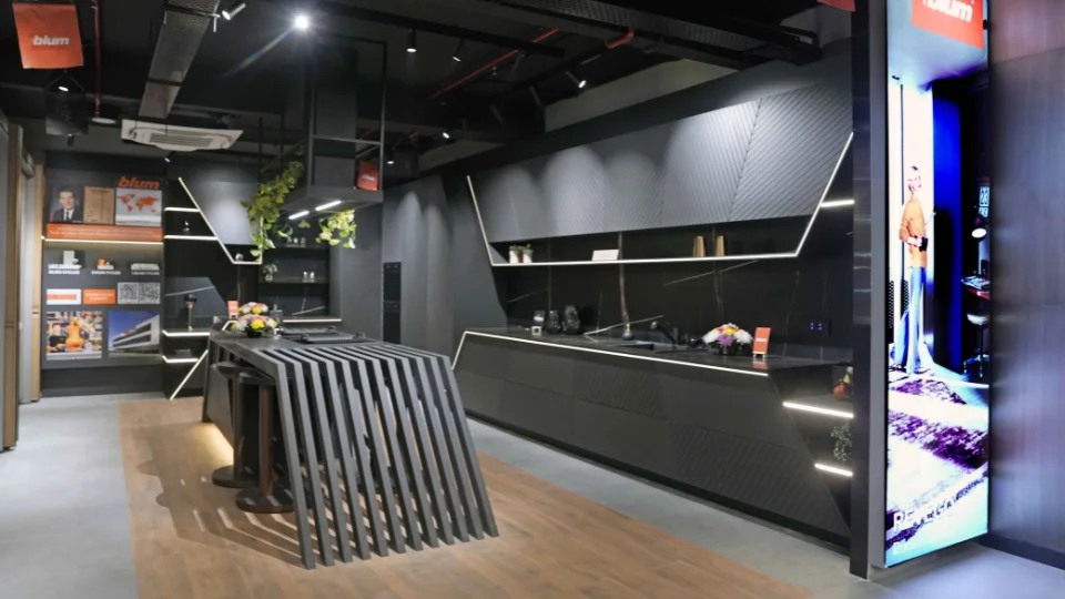 Blum India Inspiration Centre for architectural home hardware, kitchen fittings and products