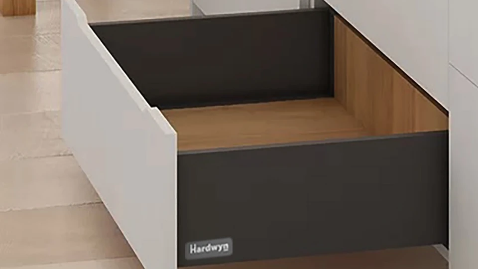 Hardwyn slim box tandem drawer box