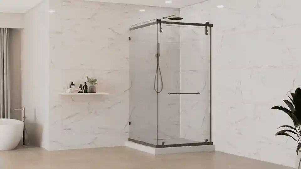 LUMINA 33 modern glass shower enclosures by Ozone 