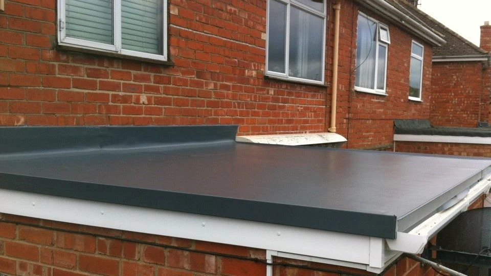 Rubber covering on house