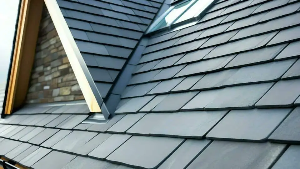 Slate roof tiles
