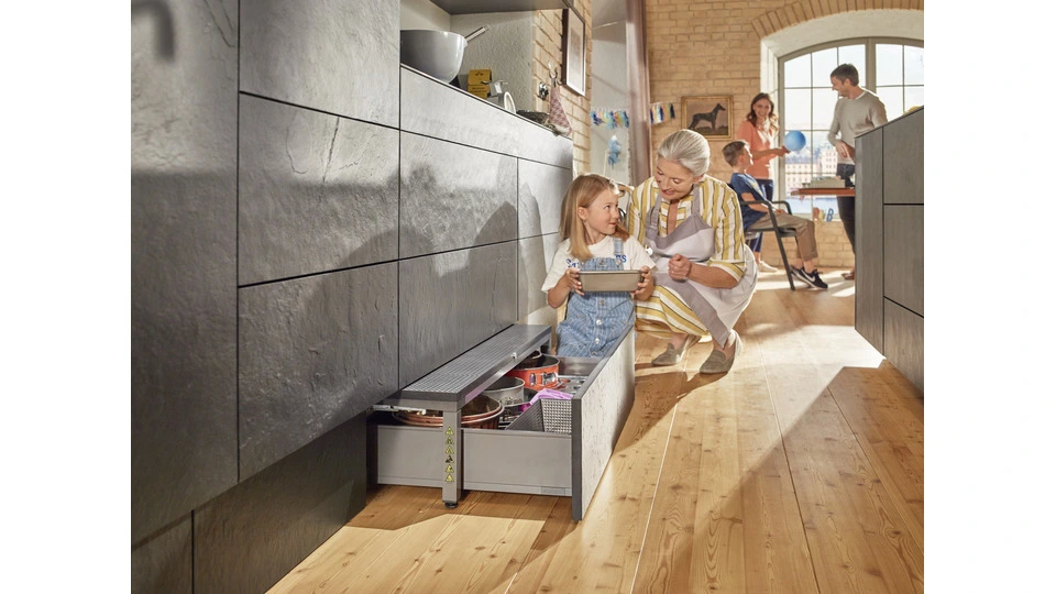 Blum space step innovative cabinet storage solutions