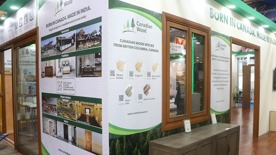 CW stall at the wood expo/exhibition in India 2025