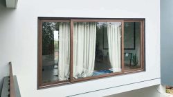 aluplast premium UPVC coloured windows, sliding door and window solutions in wood finish