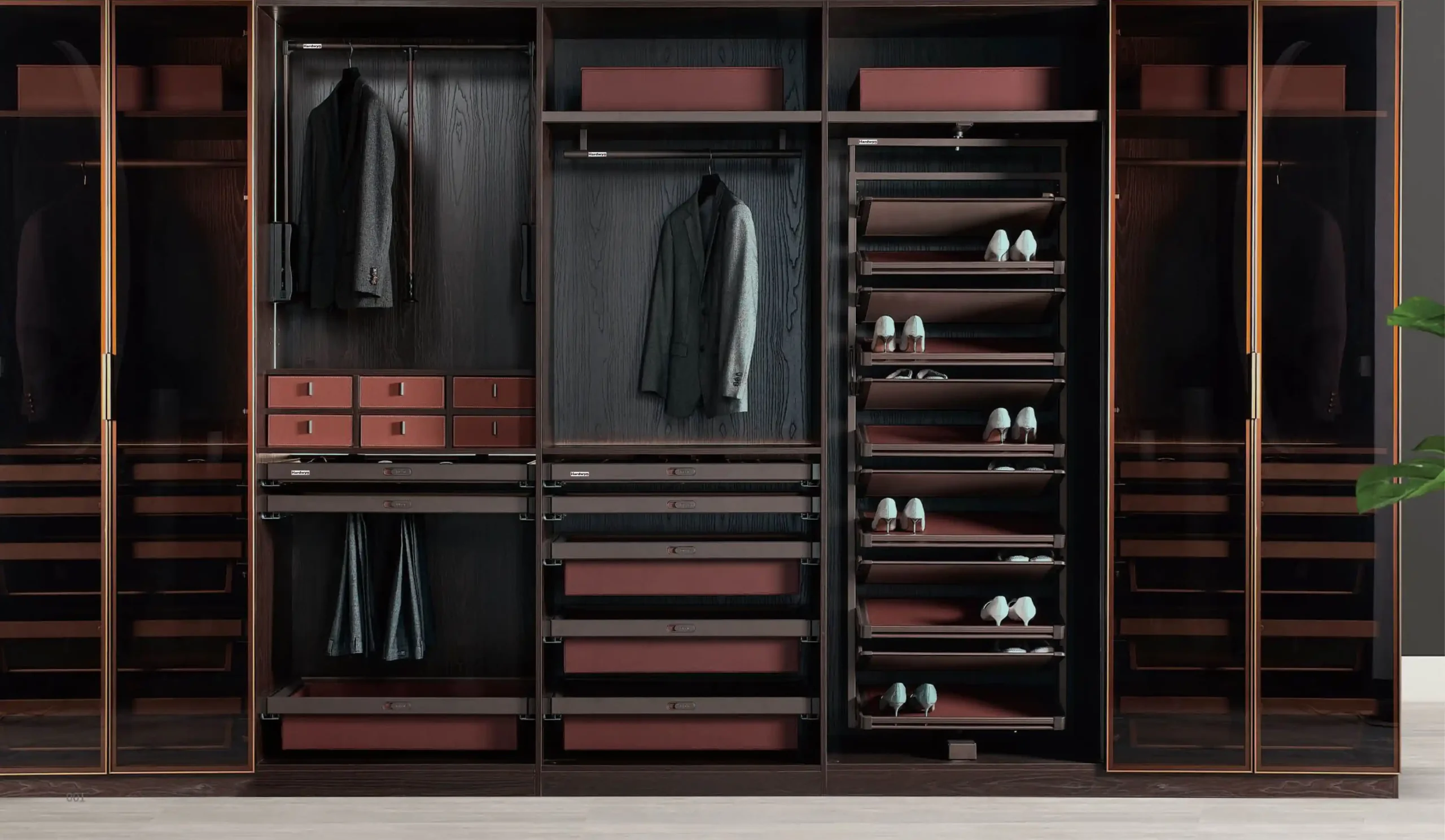 Hardwyn wardrobe accessories - best, smart wardrobe storage solutions for small bedrooms