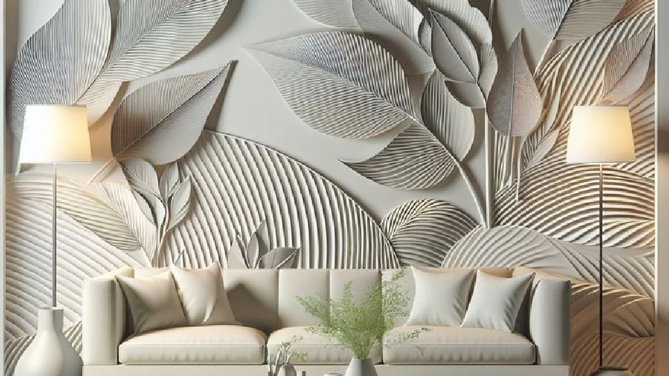 an aesthetic white space with sofas and lamps