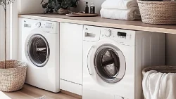 laundry area white