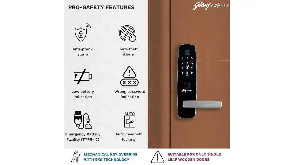 Godrej Advantis IoT9 digital door lock
