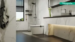 Hansgrohe launches luxury smart toilet LavaPura Element S - a premium bathroom fitting and the best e-toilet for home use in India. Read!