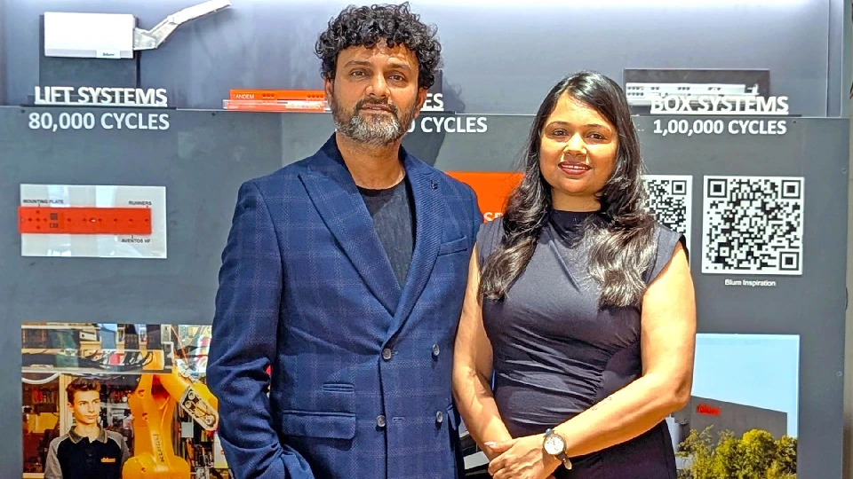 Yagnesh Modi at Blum India Velocitas experience centre, Ahmedabad
