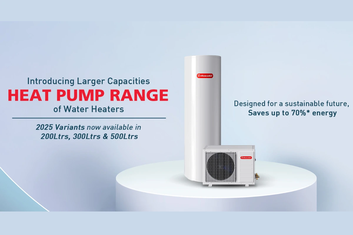 Racold launches new 500 litre heat pump: A sustainable breakthrough in water heating solutions