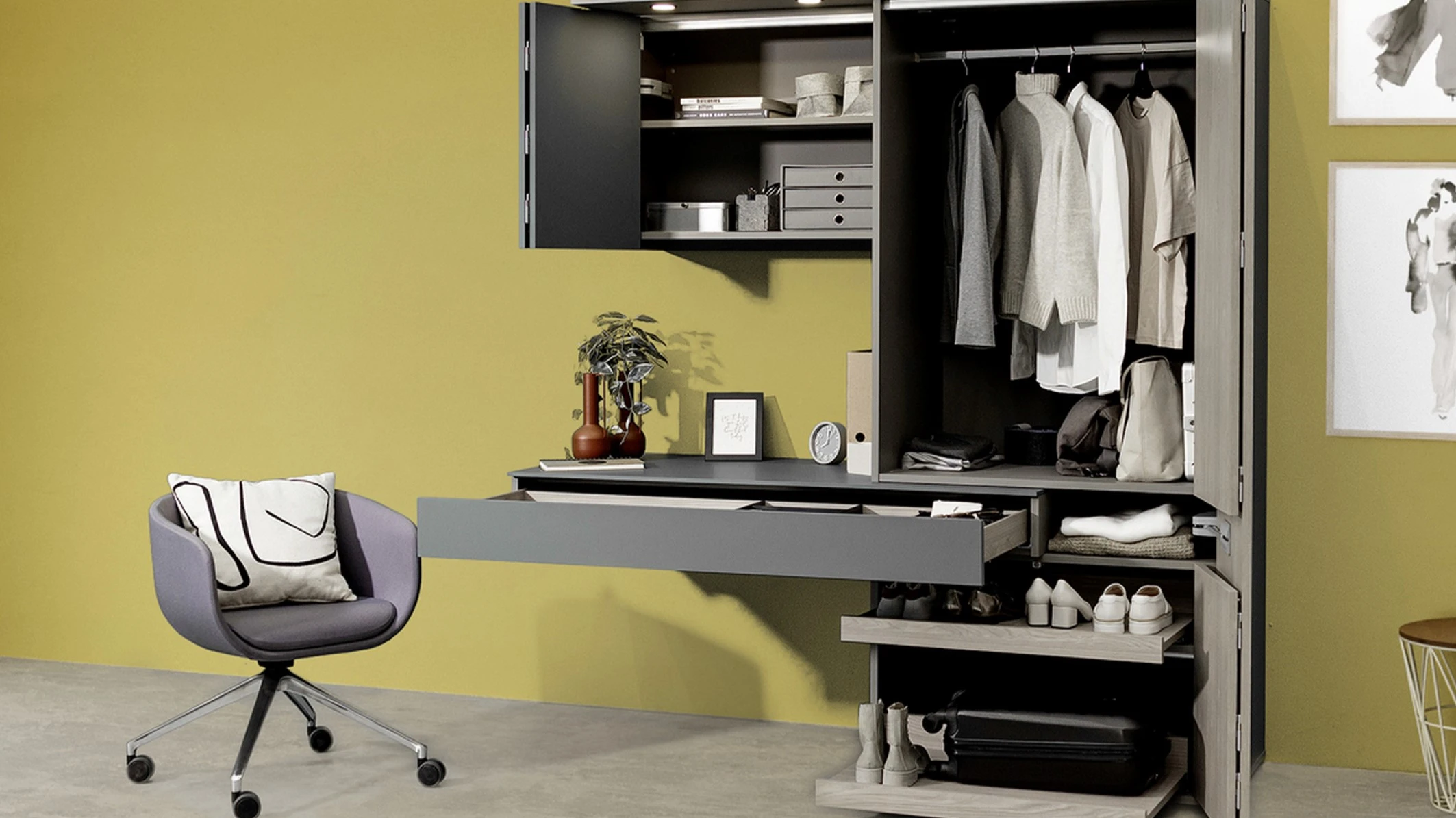 hettich wardrobe solutions, smart storage solutions for space maximization