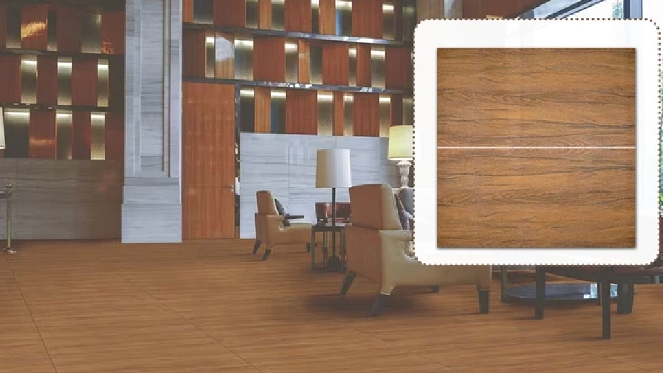 Carving Oak Hardwood Tile by Orient Bell 