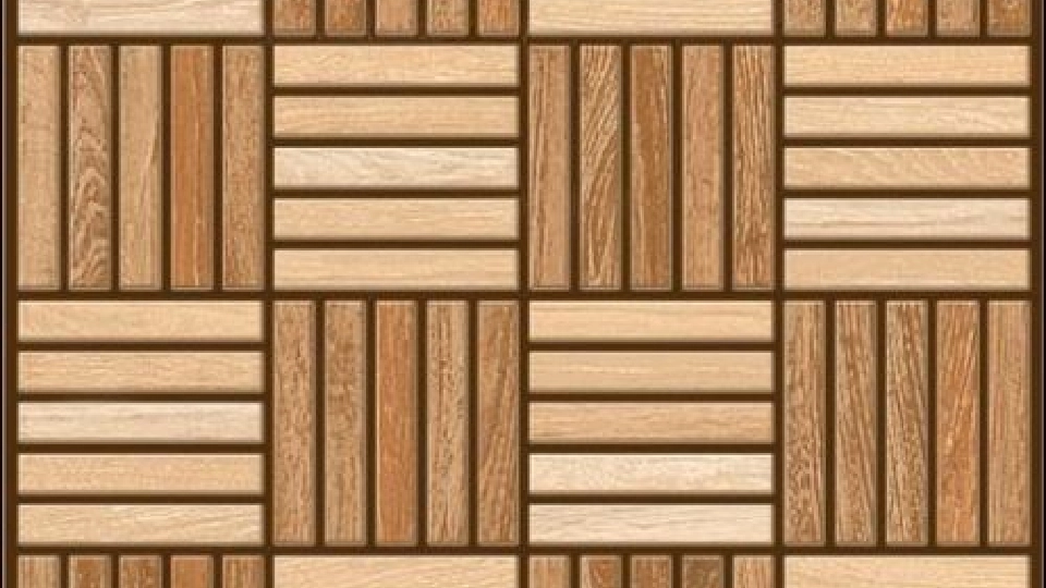 Durastone Flux Teak Textured by Somany Ceramics