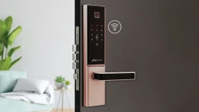 Godrej Advantis GSL D1 Lock installed on a door