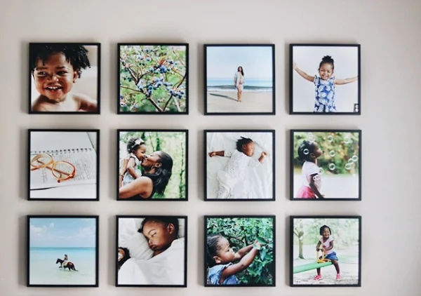 Art gallery wall print photo ideas