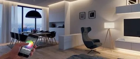 Hafele connect smart lightings solution for decor and colour LED lhome lights