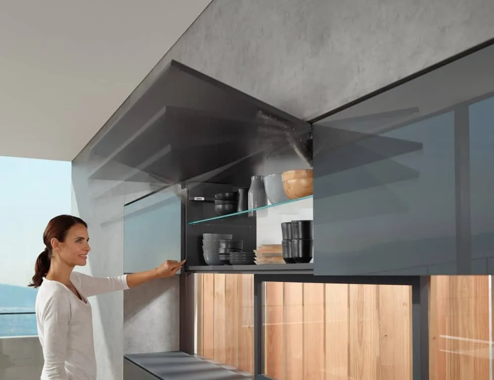 Blum Aventos HF Bi-Fold Lift up for kitchen cabinet doors