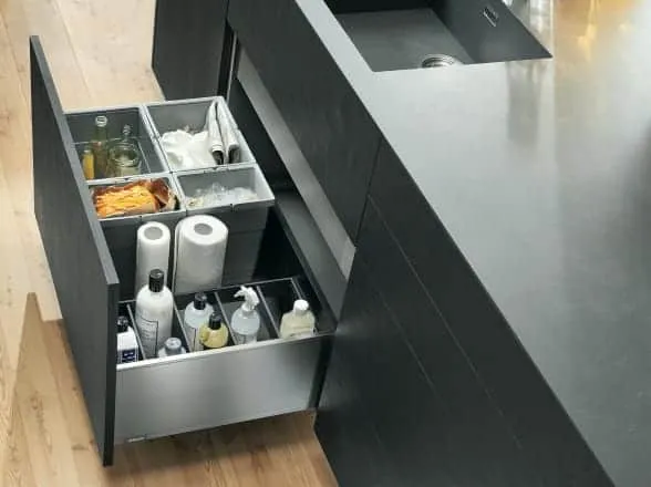 Blum design sink cabinet for kitchen 