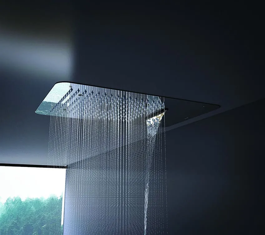 Hafele bath fittings- Neptune slim shower system panel at low price