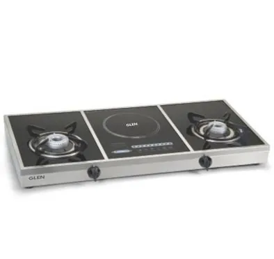 Glen 2 Burner Gas Stove 1037 GT + Induction Cooktops