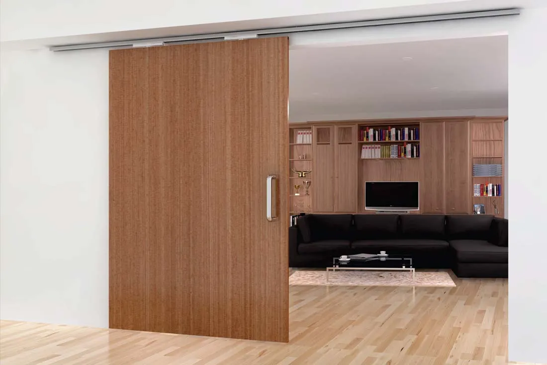 Hafele sliding door fitting for wooden room partitioner, wardrobe and cabinet doors