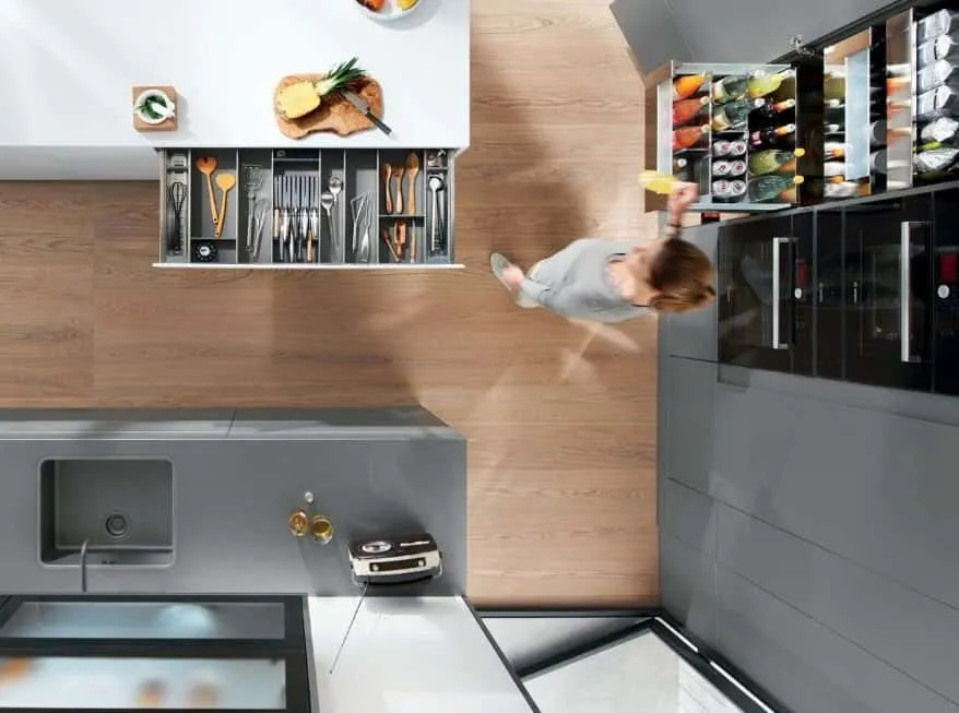 Blum's drawer divider or organizer for the kitchen