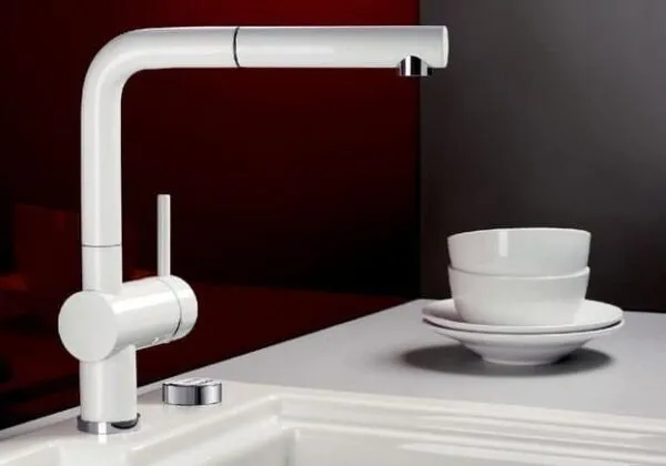 BLANCO LINUS-S Ceramic Look Single-lever mixer taps High Pressure