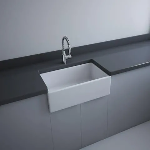 RAK Kitchen-sinks Stella premium design compact size undermount ceramic kitchen sink model at lowest price.