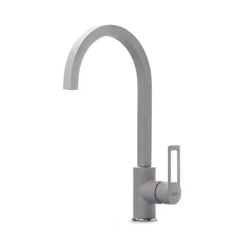 Jayna Bridge A, kitchen faucet, kitchen tap, aluminium finish