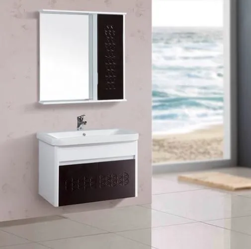 RAK Mirror vanity- Maple wash basin storage cabinets for bathroom with wall hung mirror 