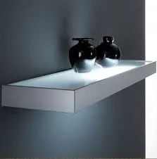Hafele LED glass wall shelf light for drawers and shelves