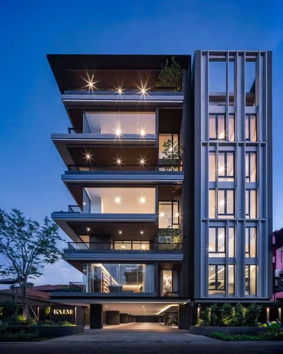 house front elevation design images for multi-storey building