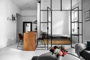 interior design - minimalistic furniture for space illusion