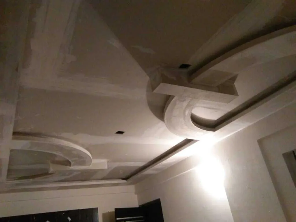 POP ceiling construction