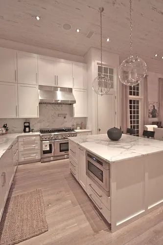 Neutral colour modular kitchen