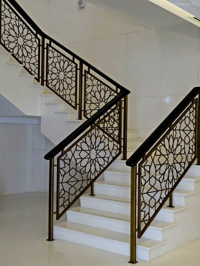 perforated parapet wall design for staircase
