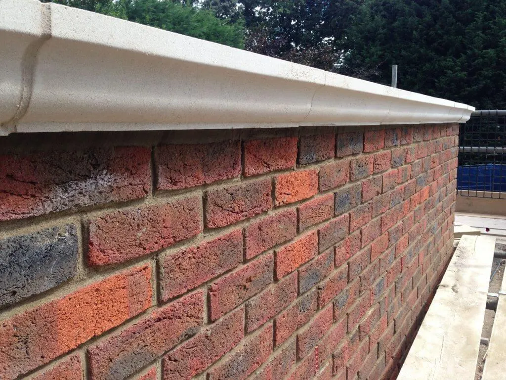 parapet brick wall