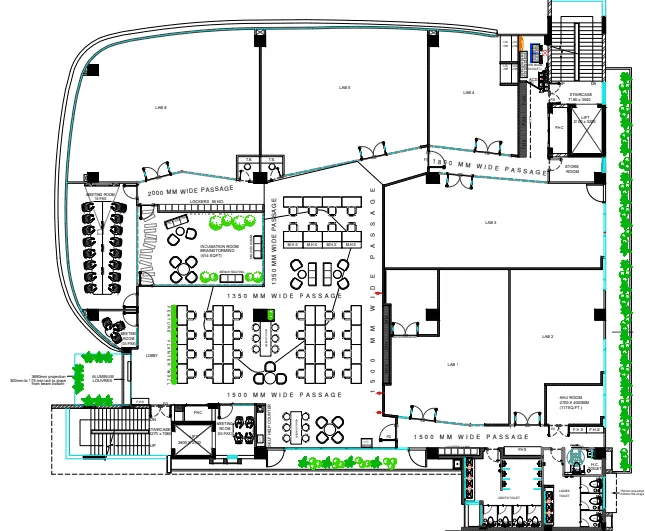 Kohler Innovation Center 2nd floor plan